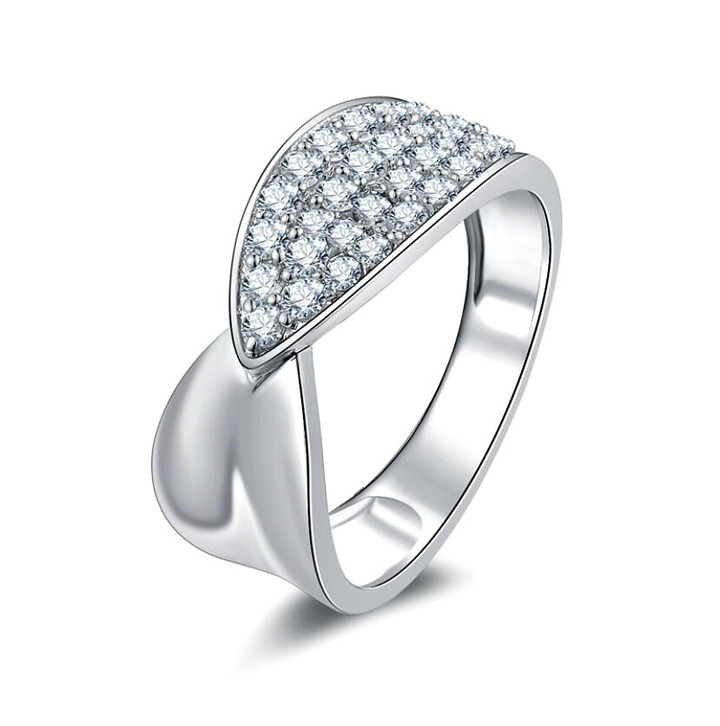 Special design diamond luxury ring for women 925 sterling silver wedding jewellery wholesale 